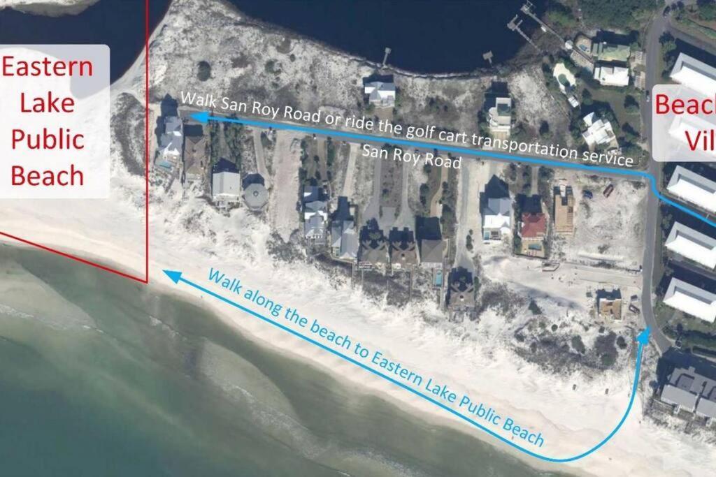 Short Walk Or Shuttle To Wide Open Public Beach! Santa Rosa Beach Esterno foto